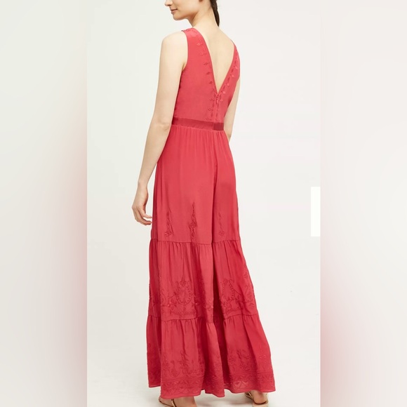Anthropologie silk jumpsuit - Picture 3 of 8